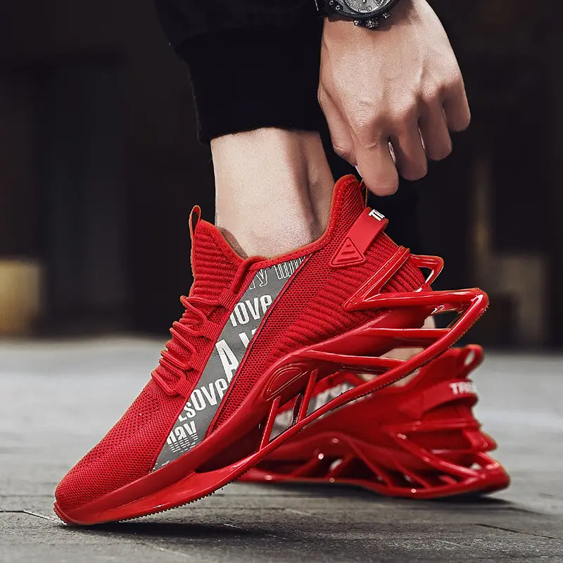 lace running sneakers men s outdoors sports mesh casual 2