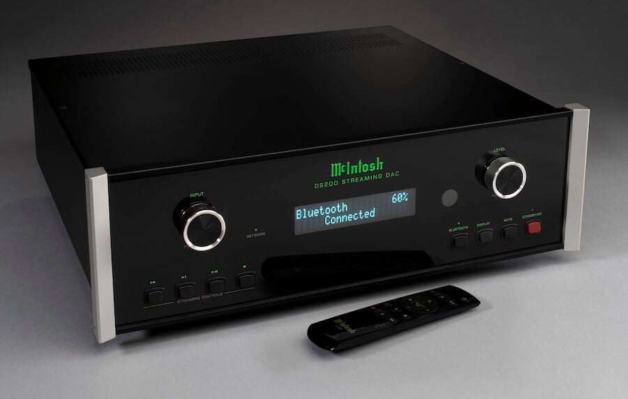 원격 제어가 가능한 McIntosh DS200 스트리밍 DAC