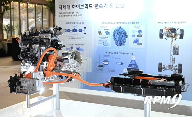 현대차, 파워와 연비 향상한 '차세대 하이브리드 시스템' 공개