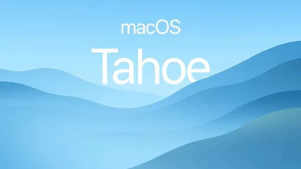 macOS Tahoe 를 표현한 이미지입니다.