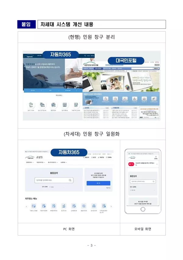 차세대 자동차관리정보시스템 이미지입니다.