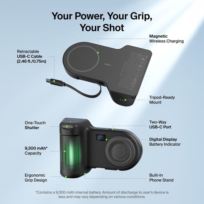 벨킨 Stage PowerGrip 제품 이미지입니다.