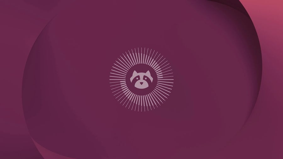 우분투 26.04 'Resolute Raccoon' 기본 배경 화면 이미지