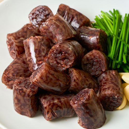 우리맛 찰순대 천연돈장 1kg 4인분 냉장, 남도토종 순대 고기 야채 피순대 돼지내장 오소리감투 막창 암뽕 1kg [매일생산]