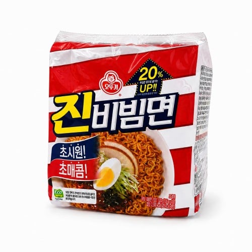 오뚜기 진비빔면 156g X 4개