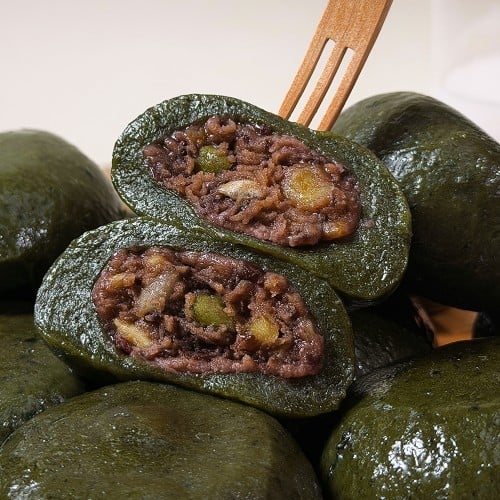 견과류가 가득한 개별포장 쑥떡 1kg, 쑥인절미 1kg + 콩고물 150g 개별포장
