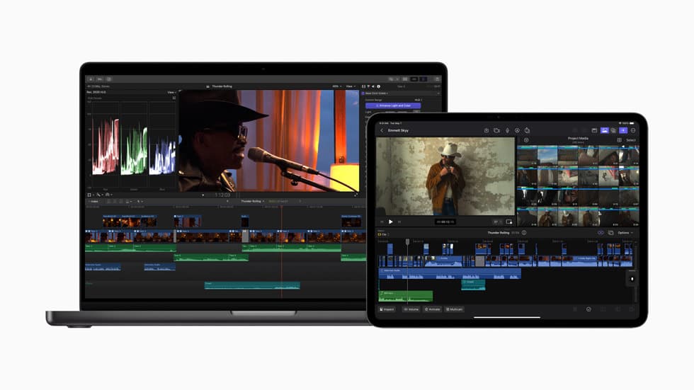 애플 Final Cut Pro 화면 이미지입니다.