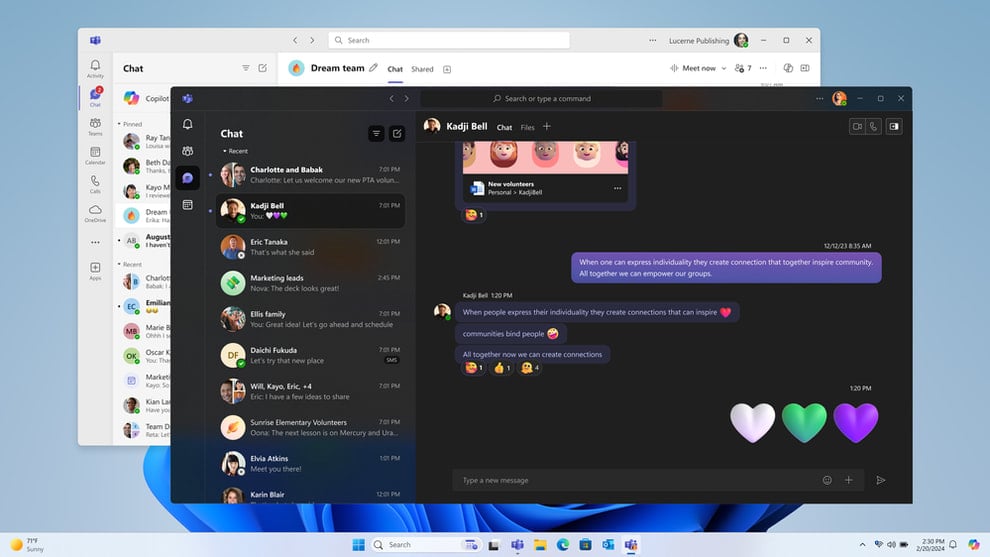 Microsoft Teams 이미지입니다.